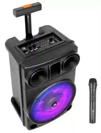  ZEBRONICS Zeb-Thump 150 v5.0, LED Display & lights, RGB, wireless mic ,USB, mSD 24 W Bluetooth Home Audio Speaker
